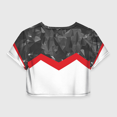 Женский топ Man United FC: Grey Polygons / 3D-принт – фото 2