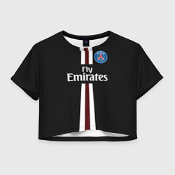 Женский топ PSG FC: Black 2018