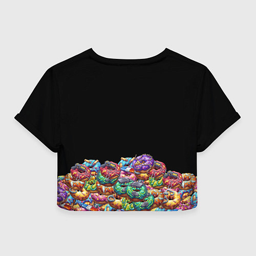Женский топ Simpsons Donuts / 3D-принт – фото 2