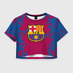 Женский топ FC Barcelona: Purple & Blue