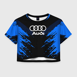 Женский топ Audi: Blue Anger