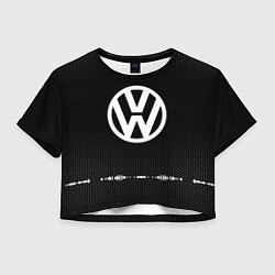 Женский топ Volkswagen: Black Abstract