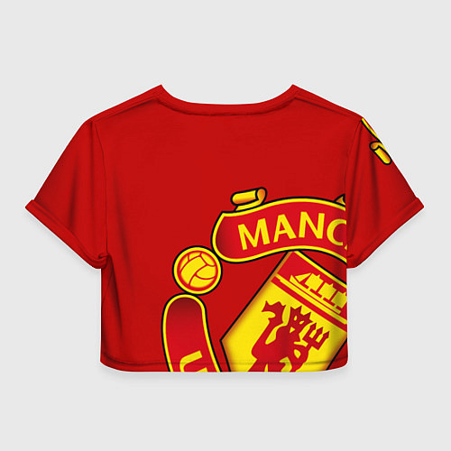 Женский топ FC Man United: Red Exclusive / 3D-принт – фото 2