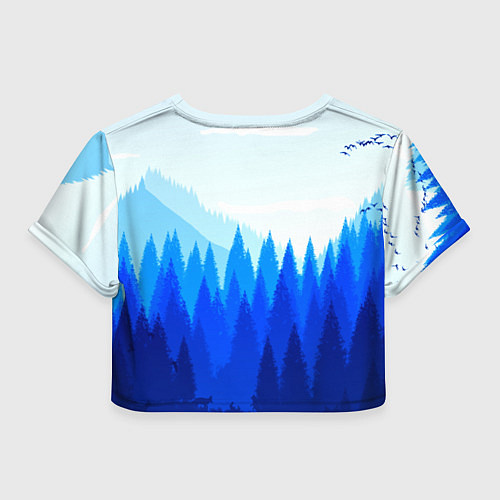 Женский топ Firewatch: Cold Wood / 3D-принт – фото 2