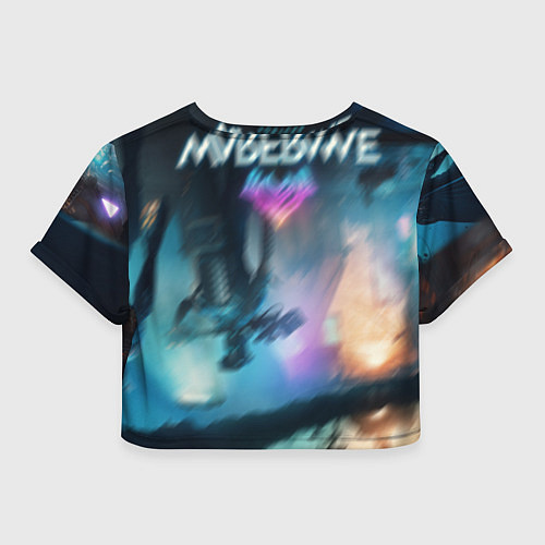 Женский топ WARFRAME FORTUNA / 3D-принт – фото 2