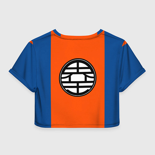 Женский топ DBZ: Goku Emblem / 3D-принт – фото 2