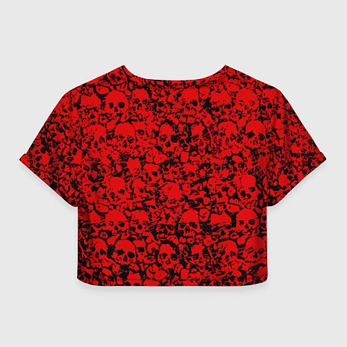 Женский топ DOOM: Blooded Skuls / 3D-принт – фото 2