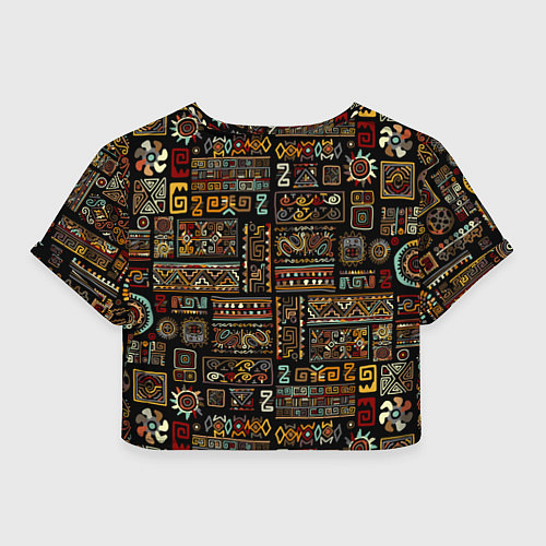 Женский топ Этнический орнамент - Африка / 3D-принт – фото 2