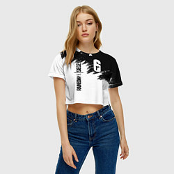 Футболка 3D укороченная женская RAINBOW SIX SIEGE, цвет: 3D-принт — фото 2