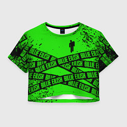 Женский топ BILLIE EILISH: Green & Black Tape