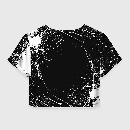 Женский топ ЧЁРНЫЙ КЛЕВЕР / 3D-принт – фото 2