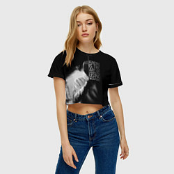 Футболка 3D укороченная женская Fencing is the art, цвет: 3D-принт — фото 2