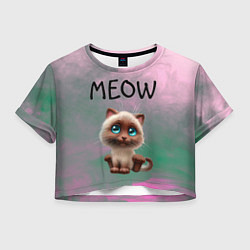 Женский топ Кошечка