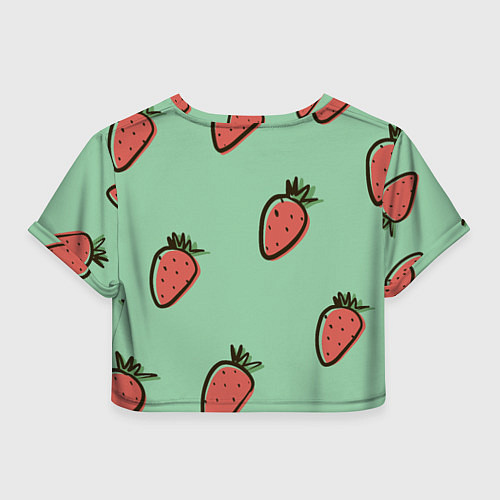 Женский топ Морковный дождь / 3D-принт – фото 2