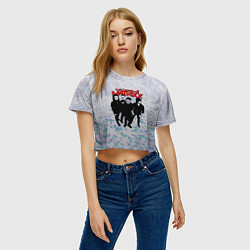 Футболка 3D укороченная женская The Matrixx, цвет: 3D-принт — фото 2