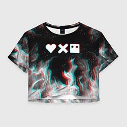 Женский топ LOVE DEATH ROBOTS LDR