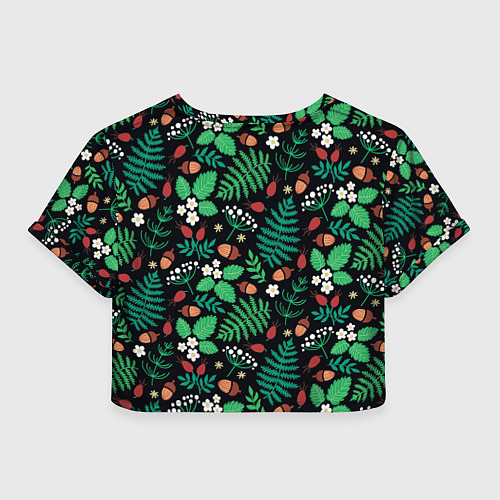 Женский топ Forest leaves / 3D-принт – фото 2