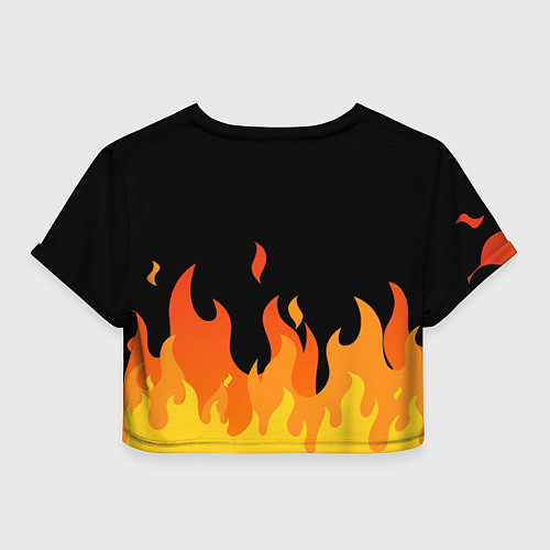 Женский топ ОГОНЬ / 3D-принт – фото 2