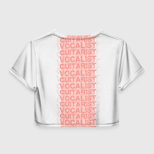 Женский топ Vocalist and Guitarist / 3D-принт – фото 2