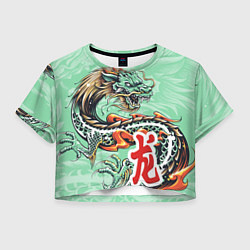 Женский топ Изумрудный дракон
