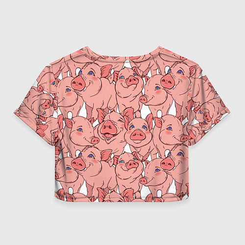 Женский топ Свиньи / 3D-принт – фото 2