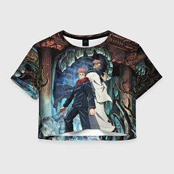 Женский топ Jujutsu Kaisen Sukuna подземелье