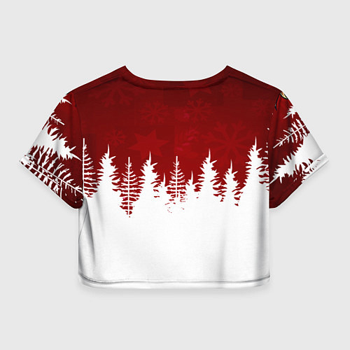 Женский топ Санта по харду / 3D-принт – фото 2