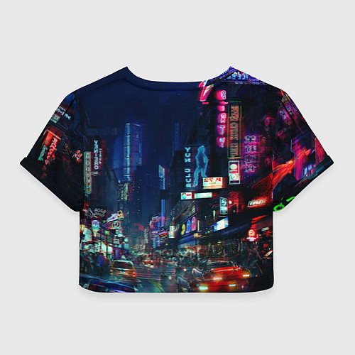 Женский топ Киберпанк 2077 глитч / 3D-принт – фото 2