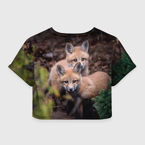 Женский топ Лисички фото / 3D-принт – фото 2