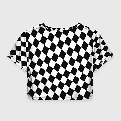 Женский топ Шахматы / 3D-принт – фото 2