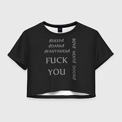 Женский топ Gachi words