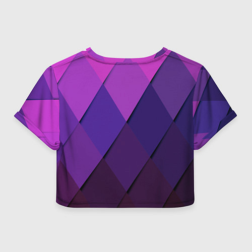 Женский топ Спортивный ромб / 3D-принт – фото 2