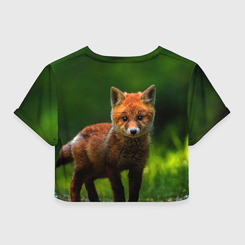 Женский топ Маленький лисенок / 3D-принт – фото 2