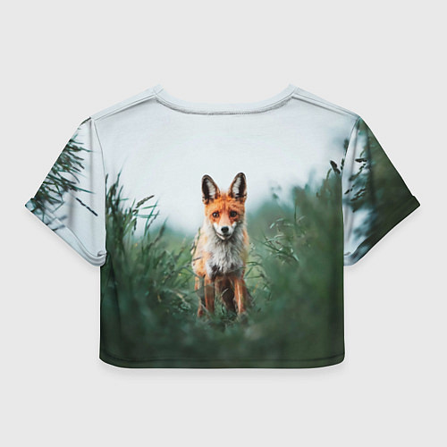 Женский топ Лисица в зелени / 3D-принт – фото 2