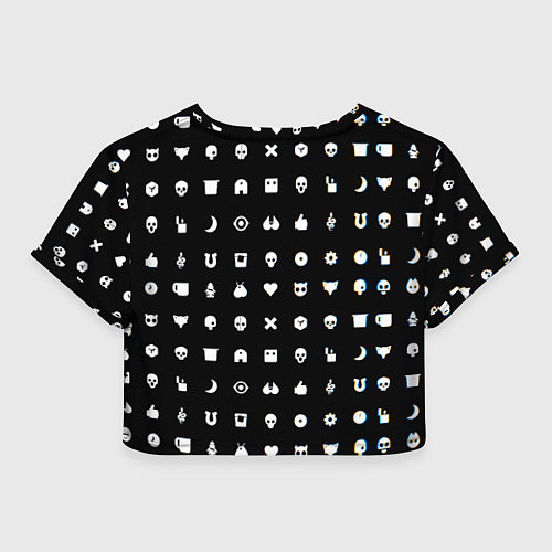 Женский топ LOVE DEATH ROBOTS $$$ / 3D-принт – фото 2