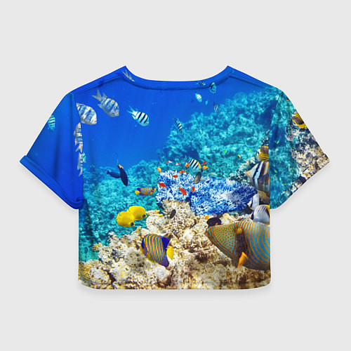 Женский топ Морской мир / 3D-принт – фото 2