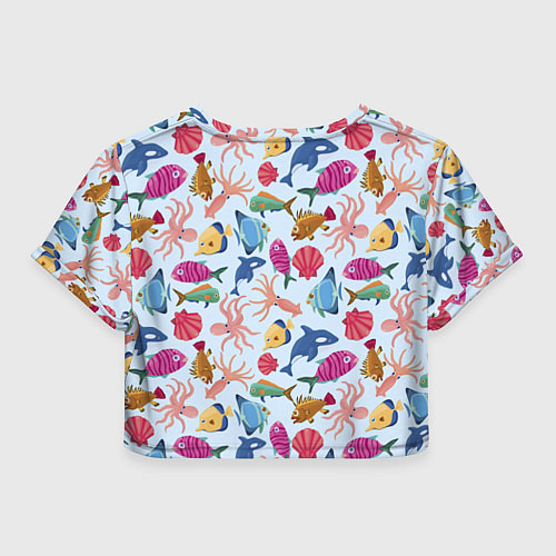 Женский топ Подводные существа / 3D-принт – фото 2
