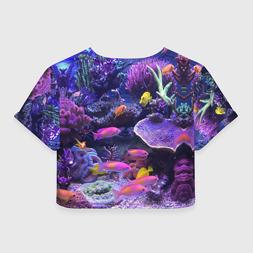 Женский топ Коралловые рыбки / 3D-принт – фото 2