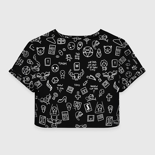 Женский топ THE BINDING OF ISAAC ЖЕРТВА / 3D-принт – фото 2