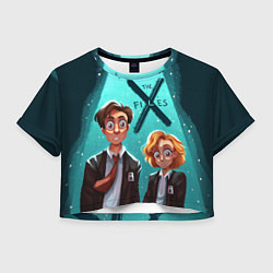 Женский топ Fox Mulder and Dana Scully