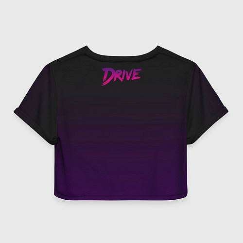 Женский топ Drive - Retrowave / 3D-принт – фото 2