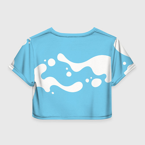 Женский топ Пачка молока на скейте / 3D-принт – фото 2