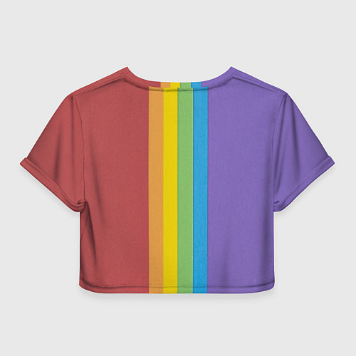 Женский топ ПОП ИТ ПОЛОСЫ / 3D-принт – фото 2