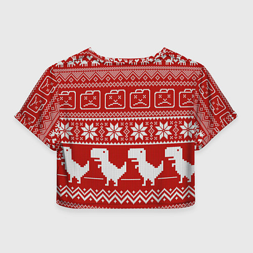 Женский топ Новогодний гугл / 3D-принт – фото 2