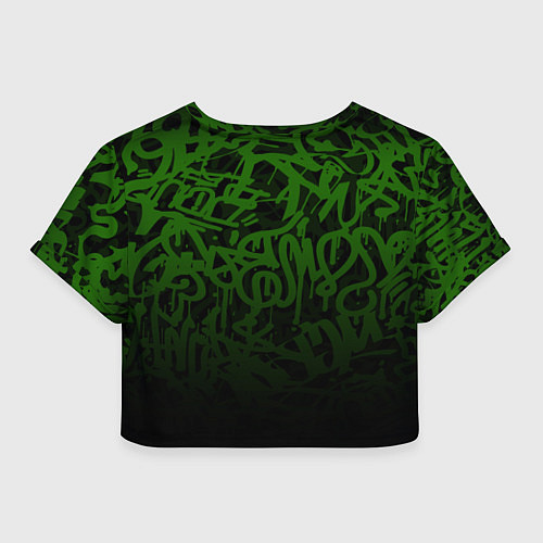 Женский топ FRIDAY NIGHT FUNKIN ГРАФФИТИ NEON / 3D-принт – фото 2