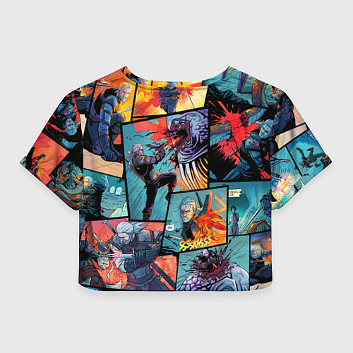 Женский топ Ведьмак The Witcher комикс / 3D-принт – фото 2