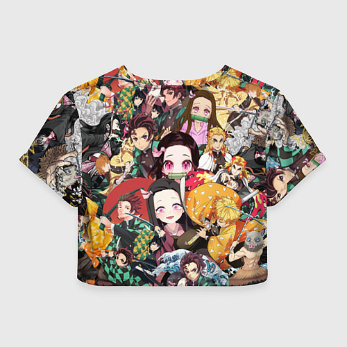 Женский топ КЛИНОК РАССЕКАЮЩИЙ СТИКЕРБОМБИНГ / 3D-принт – фото 2