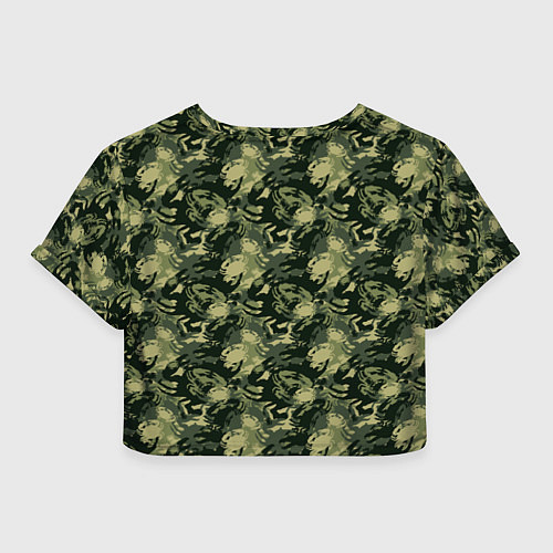 Женский топ Крабы камуфляж / 3D-принт – фото 2