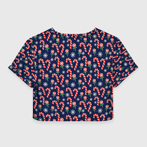 Женский топ Christmas Candy / 3D-принт – фото 2