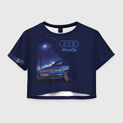 Женский топ AUDI лого